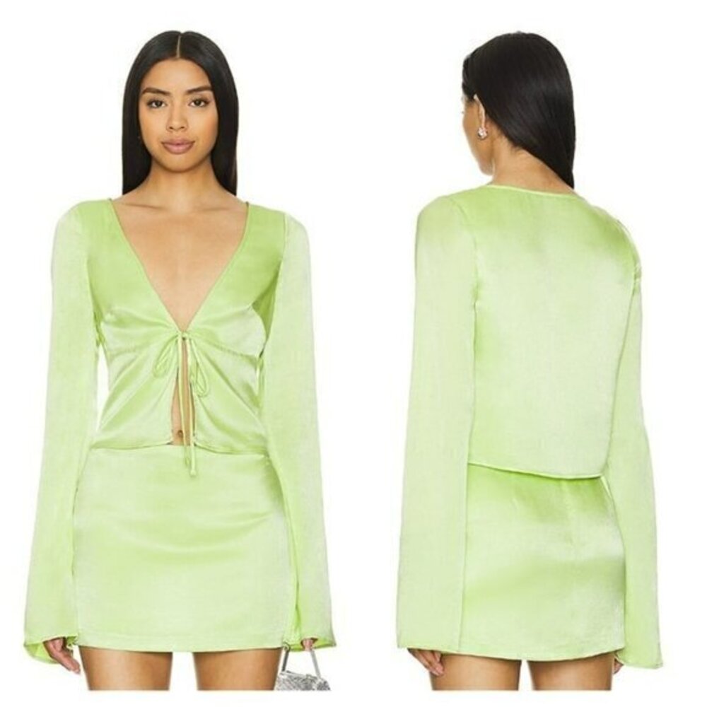 Lovers and Friends Adriana Top - Lime Green